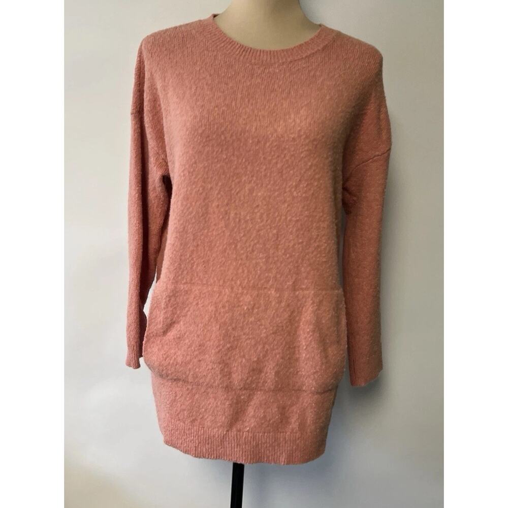 J. JILL‎ Women’s Fuzzy Knit Sweater Kangaroo Pocket XL Cozy Yoga Loungewear